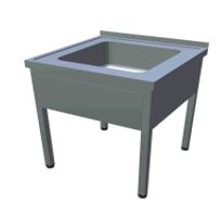 1 medencés Mosogató 50x50 cm